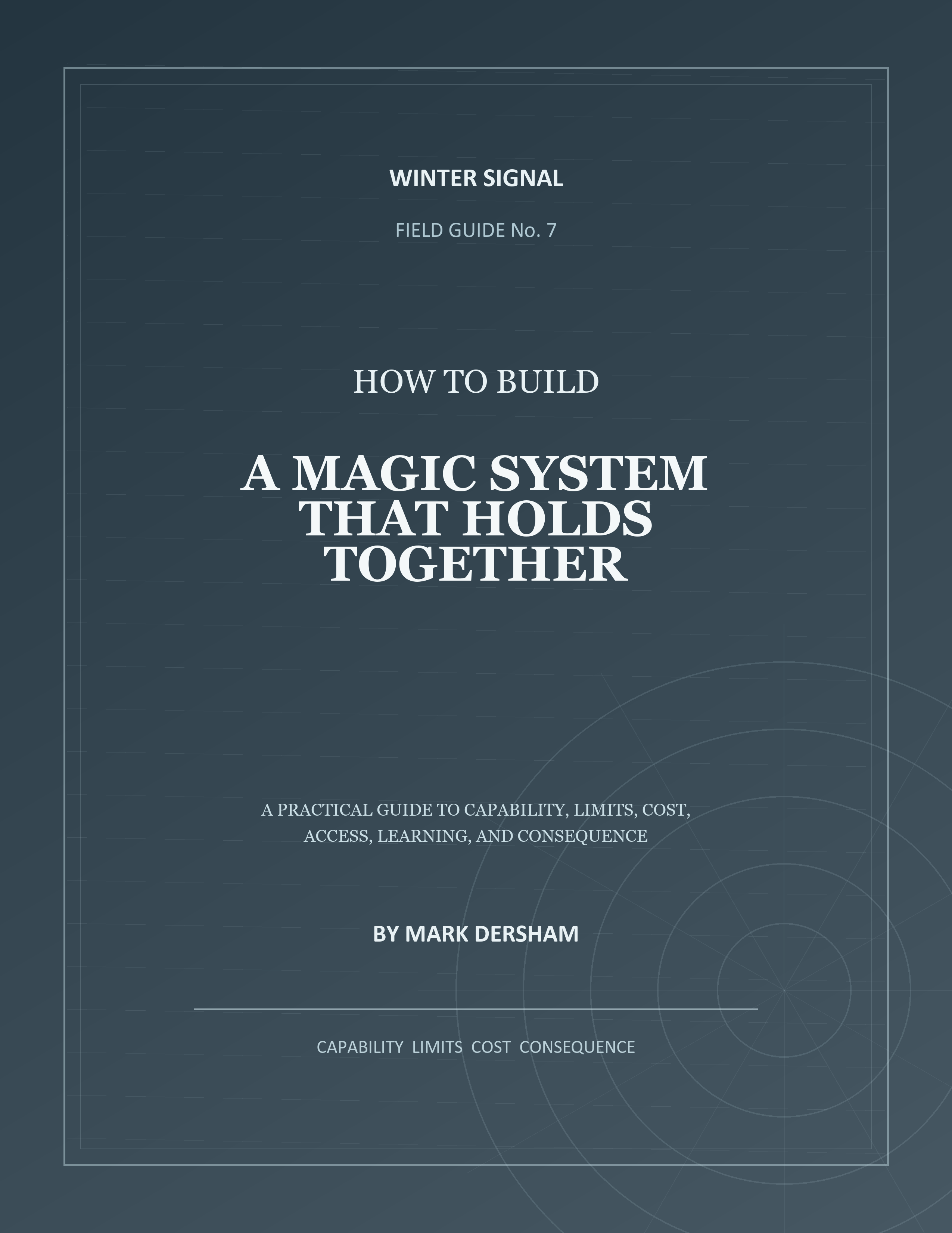Cover of How to Build a Magic System That Holds Together